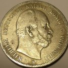 MASSIVE RARE PRUSSIA 1876-B 5 MARK~FANTASTIC~FREE SHIP~ MASSIVE RARE PRUSSIA 1876-B 5 MARK~FANTASTIC~FREE SHIP~