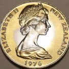 Massive Unc New Zealand 1976 Dollar~Only 36,000 Minted~Free Shipping~