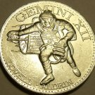 MAN INN SPACE GEMINI XII~LOVELL~ALDRIN~UNCIRCULATED MEDALLION~FREE SHIP~
