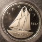 Gem Cameo Proof Canada 1982 10 Cents~180,908 Minted~Free Shipping