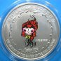 MASSIVE BEIJING 2008 OLYMPIC SILVER PLATED MEDALLION~BMX RACING~FREE SHIPPING