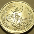 Gem Unc Pakistan 1971 1 Paisa~Awesome Cresent Moon Coin~Free Shipping