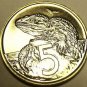 Proof New Zealand 1969 5 Cents~Tautara~Only 50,000 Minted~Free Shipping