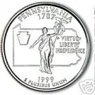1999-D PENNSYLVANIA BRILLIANT UNC STATE QUARTER