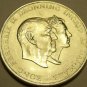Rare Gem Bu Silver Denmark 1960H-CS 5 Kroner~Silver Wedding Anniversary~Free Shi