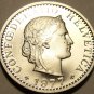 Rare Gem Cameo Proof Switzerland 1977 10 Rappen~7,030 Minted~Free Shipping~
