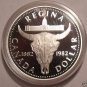 CANADA CAMEO PROOF SILVER 1982 COMMERATIVE DOLLAR~FR/SH