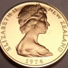 Rare Gem Cameo New Zealand 1974 2 Cents~Only 8,000 Minted~Kowhai Leaves~Free Shi Rare Gem Cameo New Zealand 1974 2 Cents~Only 8,000 Minted~Kowhai Leaves~Free Shi