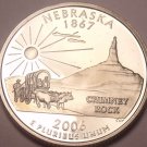 Gem Cameo Proof 2006-S Nebraska State Quarter~See All Our Proof Quarters~Fr/Ship Gem Cameo Proof 2006-S Nebraska State Quarter~See All Our Proof Quarters~Fr/Ship