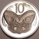 Rare Gem Cameo Proof New Zealand 1977 10 Cents~Only 12,000 Minted~Free Shipping