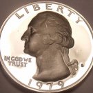 PROOF 1979-S WASHINGTON QUARTER~UPGRADE TO PROOFS~FR/SH PROOF 1979-S WASHINGTON QUARTER~UPGRADE TO PROOFS~FR/SH