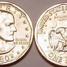 GEM BRILLIANT UNC 1980-S SUSAN B. ANTHONY DOLLAR~FR/SHI