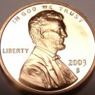 SUPER PROOF 2003-S LINCOLN CENT~GREAT PRICE~FREE SHIP~