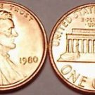 1980-P BRILLIANT UNCIRCULATED LINCOLN CENT~~FREE SHIP~~ 1980-P BRILLIANT UNCIRCULATED LINCOLN CENT~~FREE SHIP~~