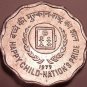 Gem Unc India F.A.O. Issue 1979 10 Paise~International Year Of The Child~Fr/Ship