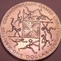 Gem Unc New Zealand 1974 Dollar~10th Annual Commonwealth Games~Free Shipping