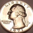 United States Proof 1971-S Washington Quarter~We Have Washington Proofs~Free Shi