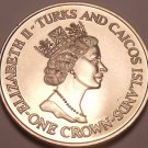 Massive Turks & Caicos Islands 1991 Crown~Royal Birthdays Elizabeth & Phillip~FS