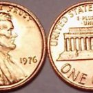 1976-P BRILLIANT GEM UNC LINCOLN CENT~VERY NICE~FREE SH