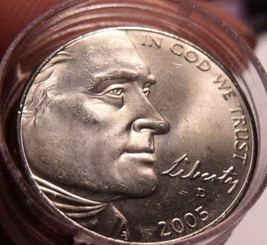 Gem Unc Roll (40 Coins) United States 2005-D Ocean In View Nickels~Free Shipping