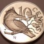 Cameo Proof British Virgin Islands 1973 10 Cents~1st Year~Kingfisher~Free Ship
