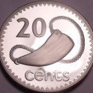 Extremely Rare Huge Fiji Proof 1978 20 Cents~Tabua On Sennit~2,000 Minted~Fr/Shi Extremely Rare Huge Fiji Proof 1978 20 Cents~Tabua On Sennit~2,000 Minted~Fr/Shi