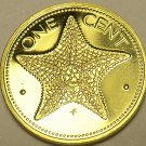 Proof Bahamas 1974 Cent~Starfish~1st Year Ever Minted This Type~Free Shipping