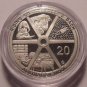 Large Proof Australia 2011 20 Cents~Riding On The Sheeps Back~Australian Wool~FS
