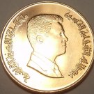 Gem Unc Jordan 2000 1 Qirsch(Piastre)~King Abdullah II~Free Shipping