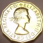 Proof Great Britain 1970 3-Pence~Last Year Ever Minted~Free Shipping