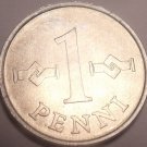Gem Unc Finland 1978 Penni~Grasped Hands~Four Joined Loops~~Free Shipping