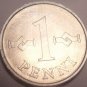 Gem Unc Finland 1978 Penni~Grasped Hands~Four Joined Loops~~Free Shipping
