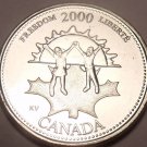 Gem Unc Canada 2000 Quarter Minted to commemorate the Millenium~Freedom~Fr/Shi Gem Unc Canada 2000 Quarter Minted to commemorate the Millenium~Freedom~Fr/Shi