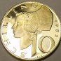 LARGE PROOF AUSTRIA 1982 10 SCHILLING~FANTASTIC~FR/SHIP