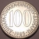 HUGE UNC YUGOSLAVIA 1985 100 DINARA~GREAT PRICE~FR/SHIP