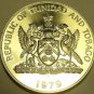 Rare Massive Proof Trinidad & Tobago 1979 Dollar~Only 3,270 Minted~Free Shipping