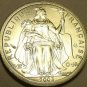 Choice Unc French Polynesia 2003 1 Franc~Minted In Paris France~Free Shipping