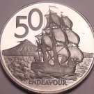 Huge Cameo Proof New Zealand 1979 50 Cents~16,000 Minted~Free Shipping