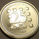 Gem Brilliant Unc Lebanon 2002 25 Livres~Cedar Tree~Fantastic~Free Shipping