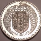 Massive Rare Cameo Proof New Zealand 1973 Dollar~Only 8,000 Minted~Free Shipping Massive Rare Cameo Proof New Zealand 1973 Dollar~Only 8,000 Minted~Free Shipping