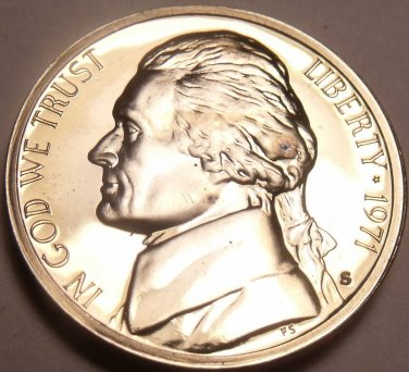 DEEP MIRROR PROOF 1971-S JEFFERSON~COLLECT THE BEST~F/S