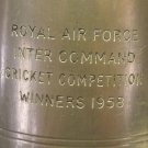 RARE ROYAL AIR FORCE 1958 CRICKET COMPETITION WINNER ENGLISH PEWTER MUG~FREE SHI