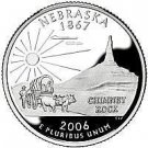 2006-P NEBRASKA BRILLIANT UNCIRCULATED STATE QUARTER