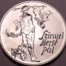 Rare Gem Bu Silver Hungary 1976-BP 200 Forint~Pal Szinyei Merse, Painter~Free Sh