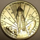Massive Gem Unc Marshall Islands 1988 Five Dollars~Space Shuttle Launch~Free Shi