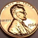 United States Proof 1964 Cent~Fantastic~Free Shipping~See Our Proof Coins~