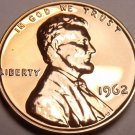United States Proof 1962 Cent~We Have Hundreds Of Proof Coins~Free Shipping