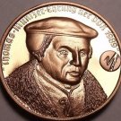Massive 40mm Bronze Proof Medallion~Thomas Muntzer~Eternal League Of God~Free Sh Massive 40mm Bronze Proof Medallion~Thomas Muntzer~Eternal League Of God~Free Sh