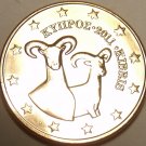 Gem Unc Cyprus 2011 5 Euro Cents~Double Rams~Free Shipping