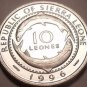 Gem Unc Sierra Leone 1996 10 Leones~Mammy Yoko~Excellent~Free Shipping